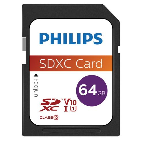 Philips SD UHS I Class 10 64GB