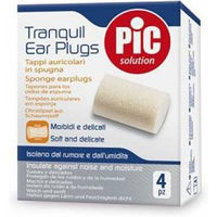 Pic Tranquil Ear Plugs 4 tappi spugna