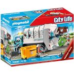 Playmobil City Life Camion smaltimento rifiuti con lampeggiante
