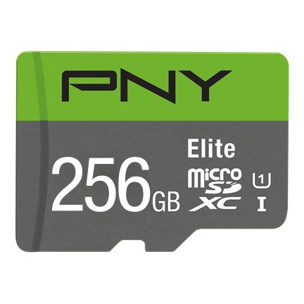 PNY Elite MicroSD UHS I Class 10 256GB