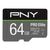 PNY PRO Elite MicroSD UHS I Class 3 64GB