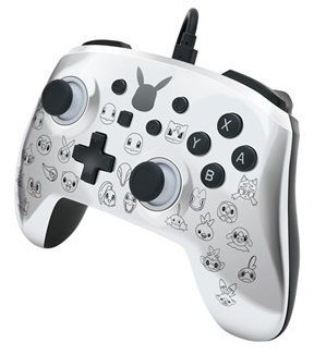 PowerA Enhanced Wired Controller per Switch Pikachu Black & Silver