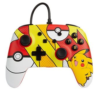 PowerA Enhanced Wired Controller per Switch Pikachu Pop Art