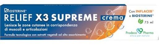 Prodeco Pharma Biosterine Relief X3 Supreme Crema 75ml