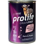 Prolife Pet Grain Free Sensitive Adult Medium Large Cane (Maiale e Patate) - umido 400g