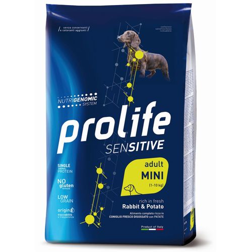 Prolife Pet Sensitive Adult Mini Cane (Coniglio e Patate) - secco 2kg