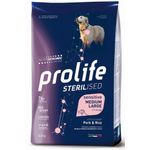 Prolife Pet Sterilised Sensitive Adult Medium/Large Cane (Maiale e Riso) - secco 2.5Kg