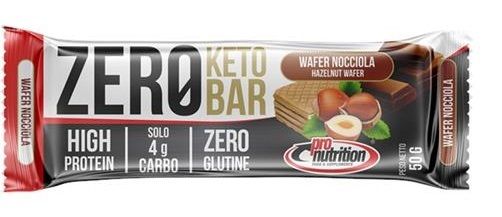 Pronutrition Barretta Zero Keto Bar 50g Wafer Nocciola