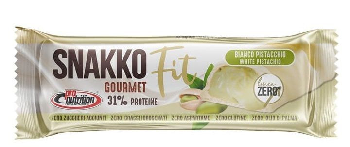 Pronutrition Snakko Fit Barretta Cioccolato Bianco e Pistacchio