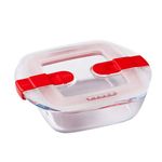 Pyrex Cook&Heat teglia quadrata con coperchio 14x12cm