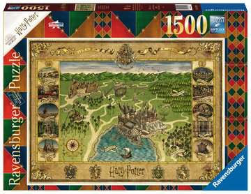 Ravensburger Harry Potter Mappa di Hogwarts 1500 pezzi