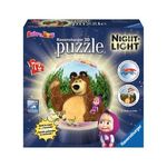 Ravensburger Puzzleball Lampada Notturna 3D Masha e Orso