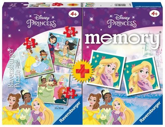 Ravensburger Multipack Puzzle + Memory Disney Princess