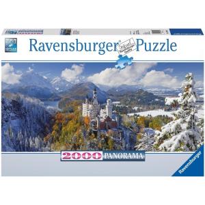 Ravensburger Panorama: Castello di Neuschwanstein 2000 pezzi