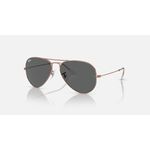 Ray-Ban Aviator Classic Lucido Oro Rosé Lenti Grigio scuro
