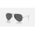 Ray-Ban Aviator Classic Lucido Oro Rosé Lenti Grigio scuro