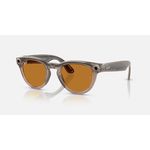 Ray-Ban Meta Headliner Lucido pietra/Lenti transitions trasparente giallo zafferano