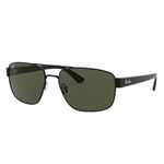 Ray-Ban RB3663 Nero Lenti Verdi