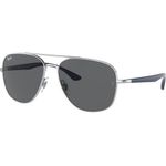Ray-Ban RB3683 Argento/Blu Lenti Grigio Scuro