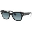 Ray-Ban State Street Nero Lenti Blu