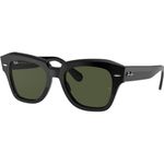 Ray-Ban State Street Nero Lenti Verdi Polarizzate