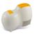 Reber Fido 9250 grattugia elettrica Bianco/Giallo