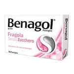 Reckitt Benckiser Benagol 16 pastiglie fragola senza zucchero