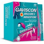 Reckitt Benckiser Gaviscon Bruciore e Indigestione 500mg+213mg+325mg 48 bustine