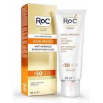 Roc Fluido Solare Viso Levigante Anti-Rughe SPF50+ 50ml
