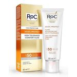 Roc Soleil Protect Fluido Viso Comfort Alta Tollerabilità SPF50+ 50ml