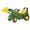 Rolly Toys Trattore a pedali FarmTrac John Deere 7930 con ruspa (710126)