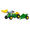 Rolly Toys Trattore a pedali Kid John Deere con ruspa e rimorchio (023110)