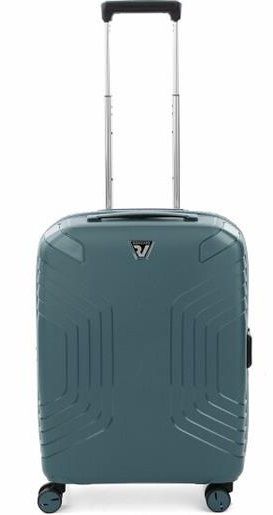 Trolley Cabina Roncato Ypsilon 4.0 55 Cm: Valigia Rigida Espandibile Con Porta USB, Denim, Prodotta In Italia - 3
