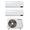 Samsung WindFree Elite dual split 7000+12000 btu