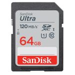 SanDisk Ultra SD UHS-I Classe 10 120MB/s 64GB