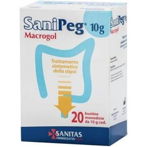 Sanitas Sanipeg Macrogol 10g 20 bustine