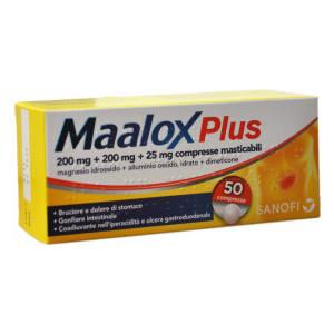 Sanofi Maalox Plus 50 compresse masticabili