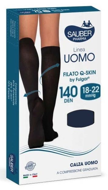 Calze 140 Denari Compressione Graduata Calze Autoreggenti Scudotex