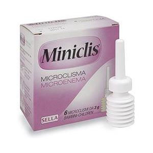 Sella Miniclis Bambini 6microclismi