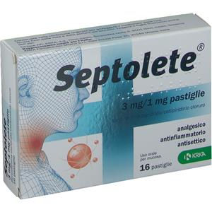 Septole, 3mg/1mg pastiglie 16 pastiglie in blister pvc/pe/pcdc/al -  Vivafarmacia