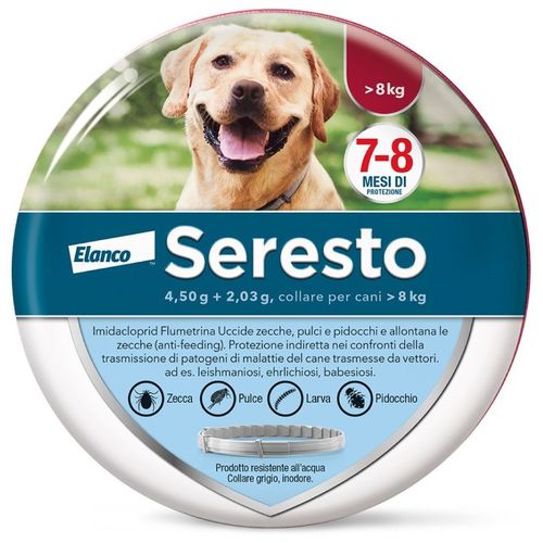 Elanco Seresto collare antiparassitario per cani Oltre 8 kg