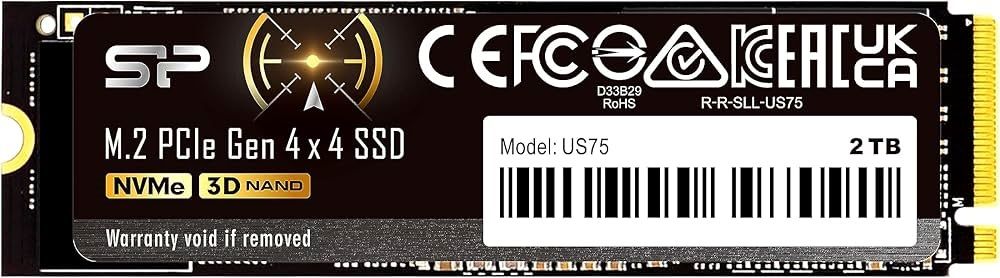 Silicon Power US75 M.2 NVMe SSD 2 TB