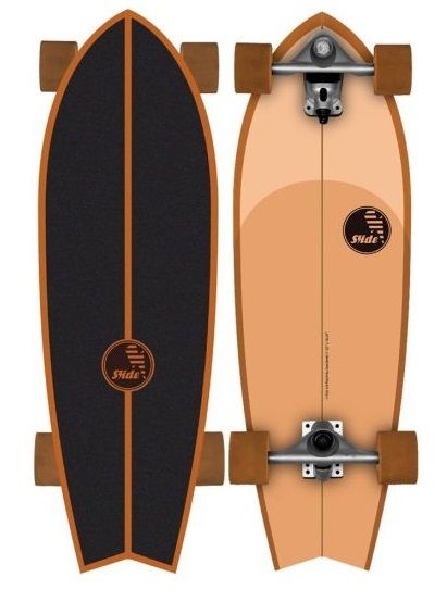 Slide Surfskate Fish 3/4 Patch 32"