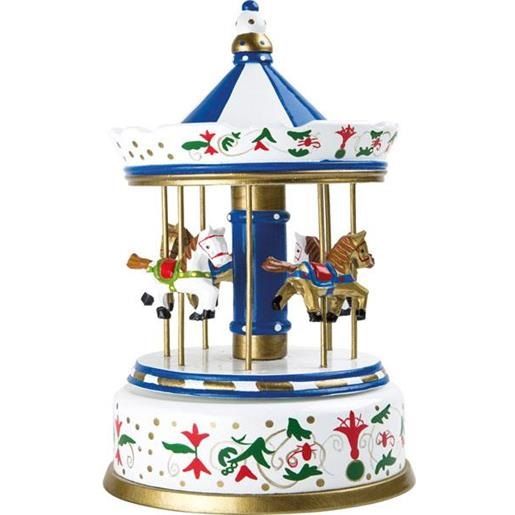 Carillon Giostra Cavalli In Legno Small Foot - Melodia Rilassante, Ninna Nanna Per Bambini, Decorazione Camera