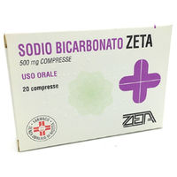 Zeta Farmaceutici Sodio bicarbonato 500mg 20 compresse