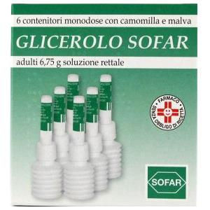 Alfasigma Glicerolo adulti 6 contenitori monodose