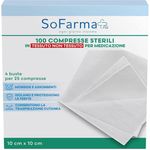 SoFarma+ Compresse Sterili in TNT 10x10cm 100 pezzi