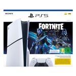 Sony PS5 Slim Cobalt Star Fortnite bundle