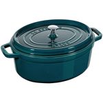 Staub Cocotte casseruola ovale blu la-mer 31cm