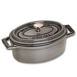 Staub Cocotte casseruola ovale grigio 17cm